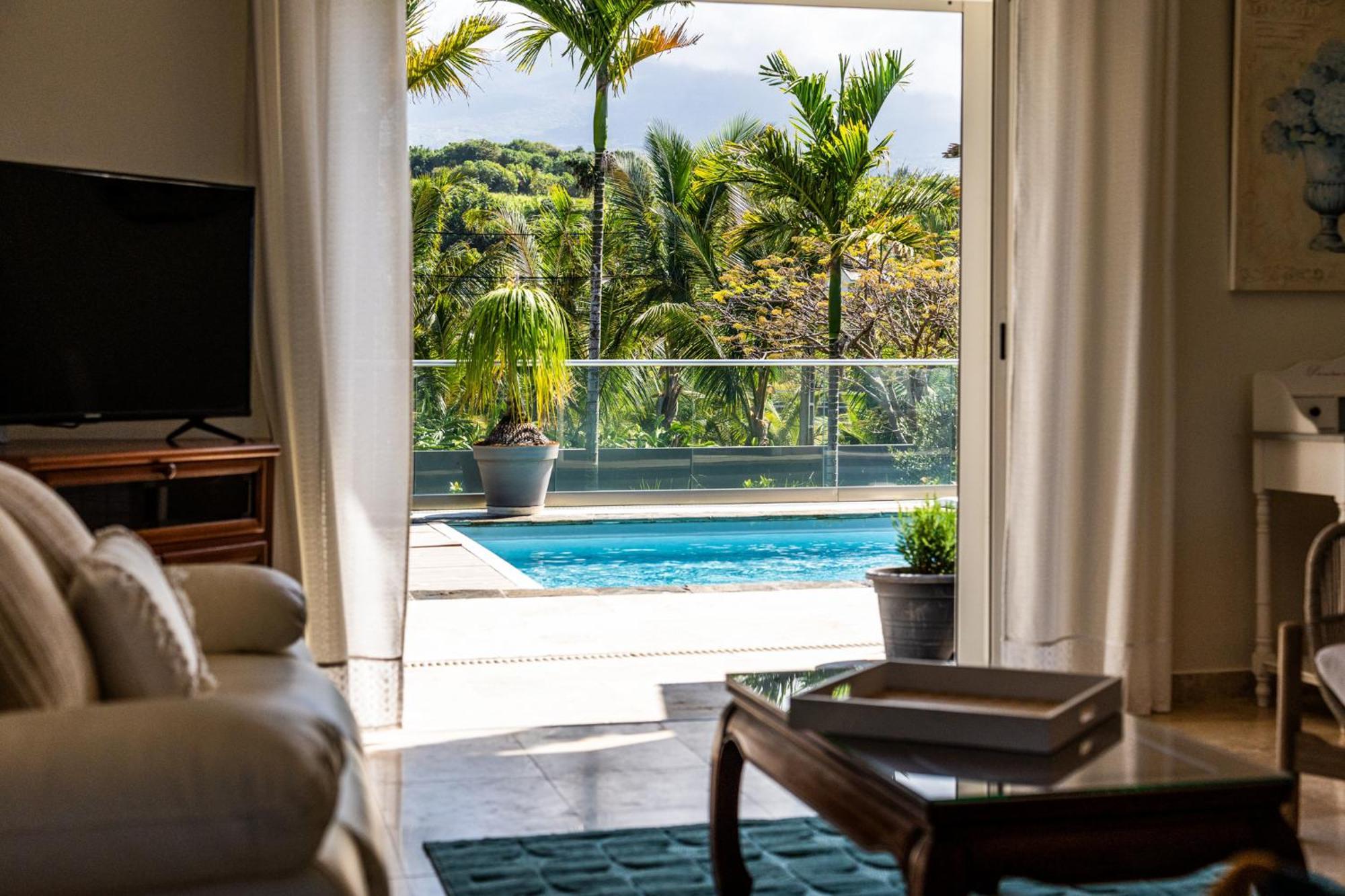 Villa Avec Piscine Vue Mer Et Montagne, En Pleine Nature Saint-Joseph Εξωτερικό φωτογραφία